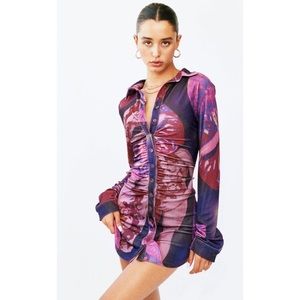 With Jean Andy Dress- Flamboyant Anthurium sz Small